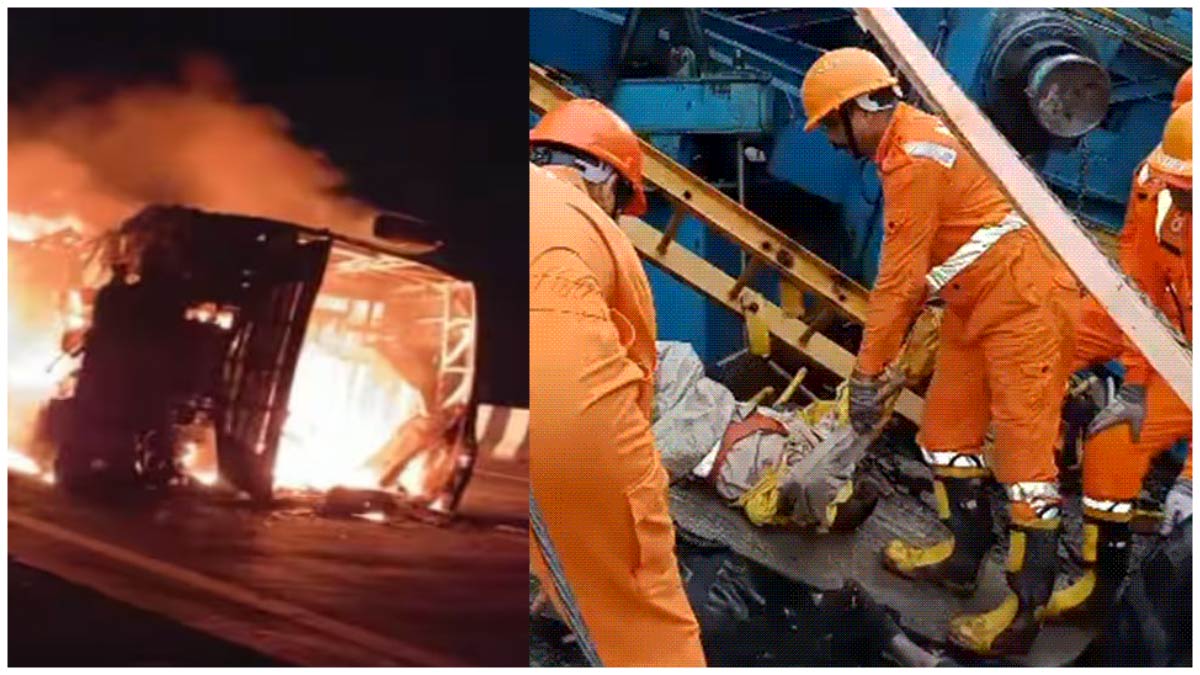 Mumbai: Samridhi Express Highway पर हुआ भीषण हदसा, गर्डर लॉन्चिंग मशीन गिरने से 17 मजदूरों की मौत, कई घायल